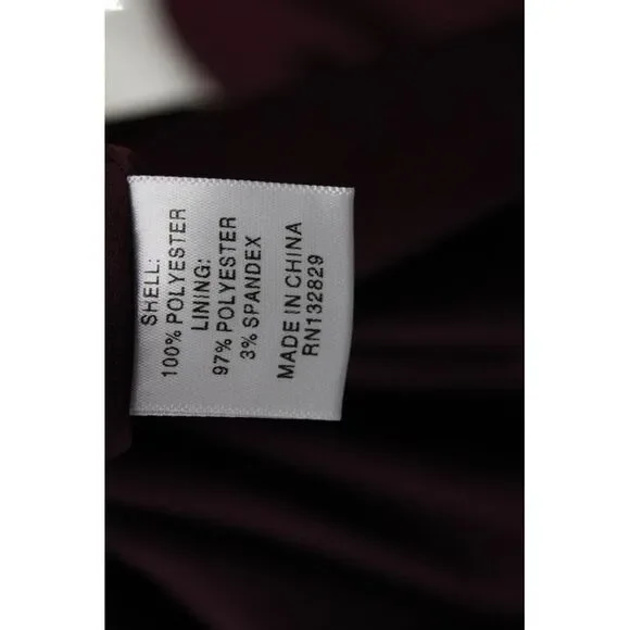 Tularosa Womens Red Wrap Skirt Viscose Polyester Midi Solid Size XS - Picture 5 of 7